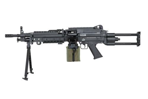 Airsoftový kulomet Specna Arms SA-F249 PARA FLEX™ GATE X-ASR™ Černý