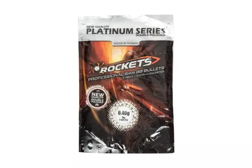 Kuličky  0.40g Rockets Platinum 1 kg