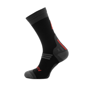 Merino Coolmax trekové ponožky Alpinus Valletto 42-46 Black