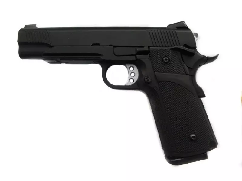 Replika pistoli KP-05 (green gasovéová) - černá
