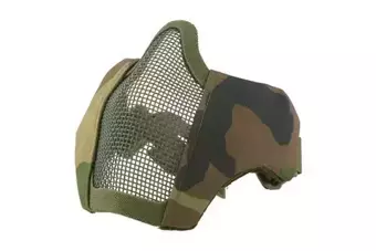 Masque Stalker Evo avec montage pour casque FAST - Woodland 