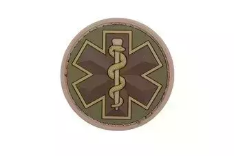 EMT Star PVC Badge - Multicam