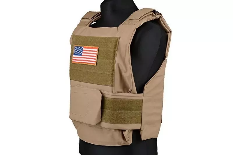 Taktická vesta Personal Body Armor - hnědá