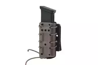 SMC Pistol Magazine Pouch with flocking (QD belt) - dark earth