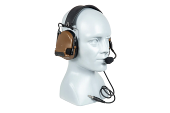 Headset Com III - Coyote Brown