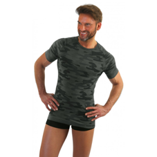 Sesto Senso Thermo Active Moro short sleeve T-shirt Grey-black