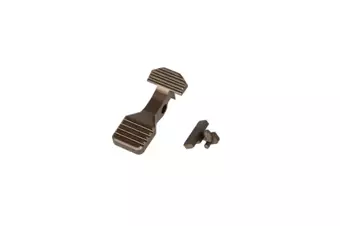 Cache-boulon renforcé pour répliques M4/M16 AEG - Terre noire plate