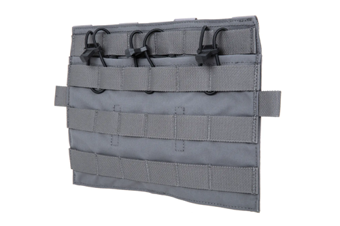 Panel Ładownica Ape Force Gear na 3 magazynki M4/M16 Flat Wolf Grey