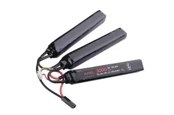 Batería LiPo Extreme 11.1.V 3000mAh 20C - Tipo Nunchuck