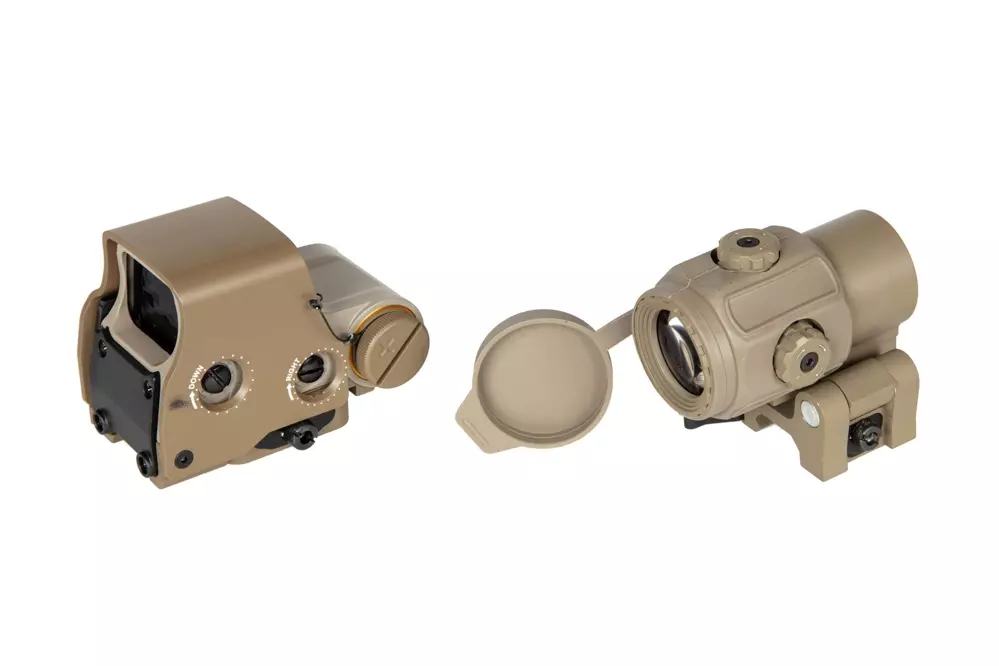 XPS 3-2 + Magnifier G43 3x Sight Set - Tan - shop Gunfire