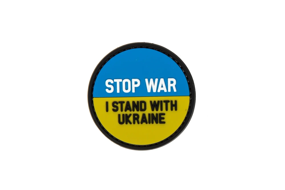 STOP WAR - STAND WITH UKRAINE Patch - shop Gunfire