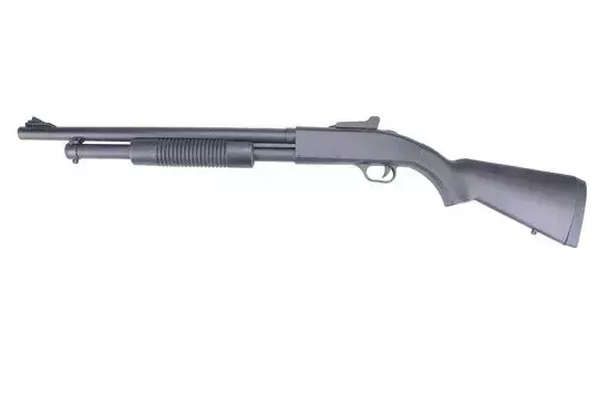 Escopeta ZM61A (Muelle)  Rifle de Airsoft Calibre 6mm (Bolas de plástico  PVC 6mm) + biberón + Gafas de protección : : Deportes y aire libre