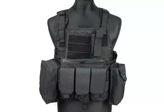 Plate Carrier type vest – Black - shop Gunfire