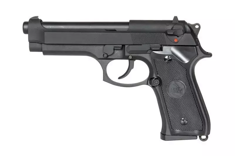 B&W Elite M92 Pistol Replica – Black Black- shop Gunfire