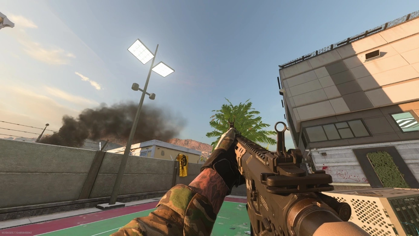 M4A1 airsoft rifle in Call od duty warfare 2