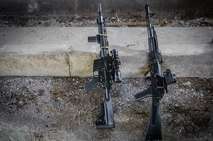 Two airsoft carbines Specna Arms