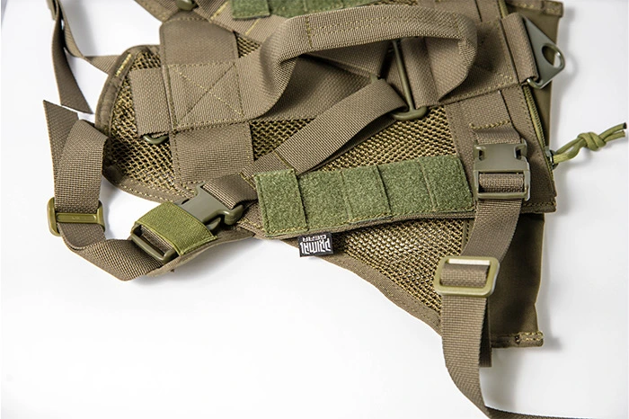 szelki taktyczne dla psa w kolorze oliwkowym