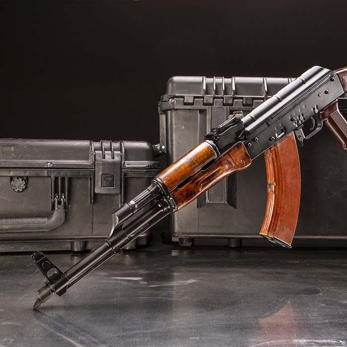 Wood Gun AK-47 Assault Rifle OR M16A2 Assault Rifle Replica Toy 