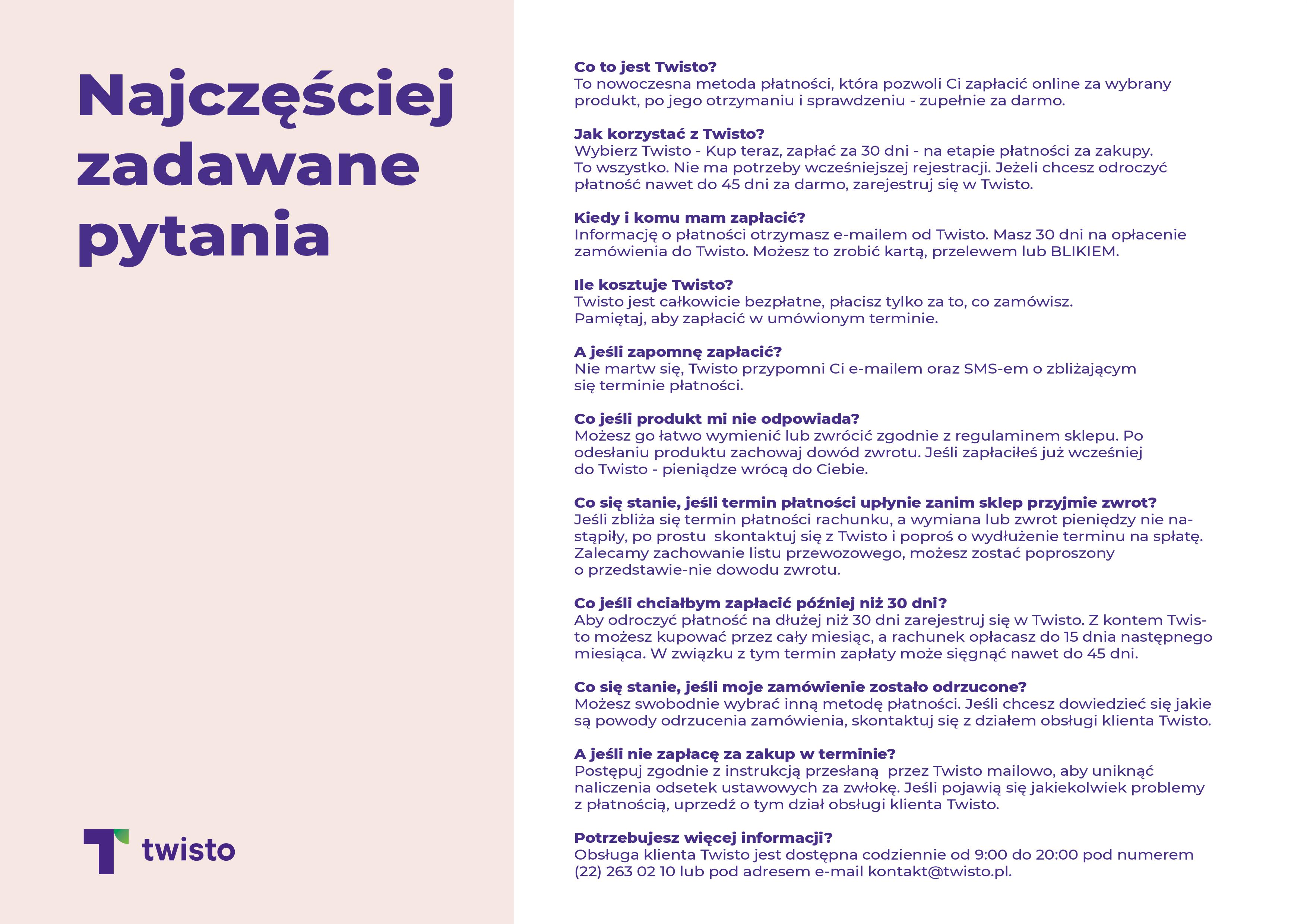 Najczęściej zadawane pytania