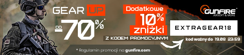 Do -10% ekstra na sprzęt w Gunfire!