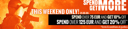 Spend more, get more at Gunfire!