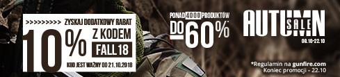 Jesienny kod promocyjny -10% w Gunfire!