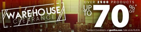 Gunfire Warehouse Clearance!