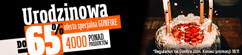 Urodzinowa Oferta Specjalna Gunfire!