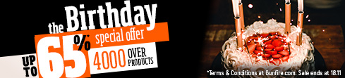 Gunfire’s Birthday Special Offer!