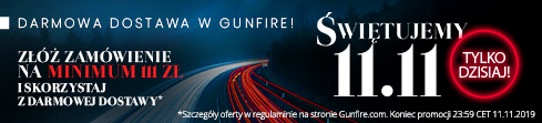 Darmowa dostawa w Gunfire!