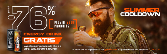 Summer Cooldown Vente + Energy Drink Gratis!