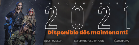 Calendrier Gunfire Girls 2021!