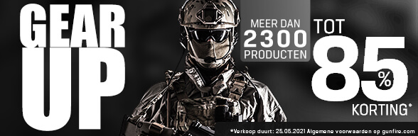 Gear Up uitverkoop bij Gunfire!