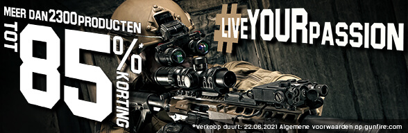 Live Your Passion uitverkoop bij Gunfire!