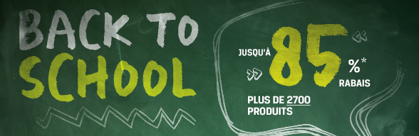 Vente de Back To School !
