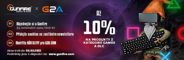 G2A & Gunfire slevový kód