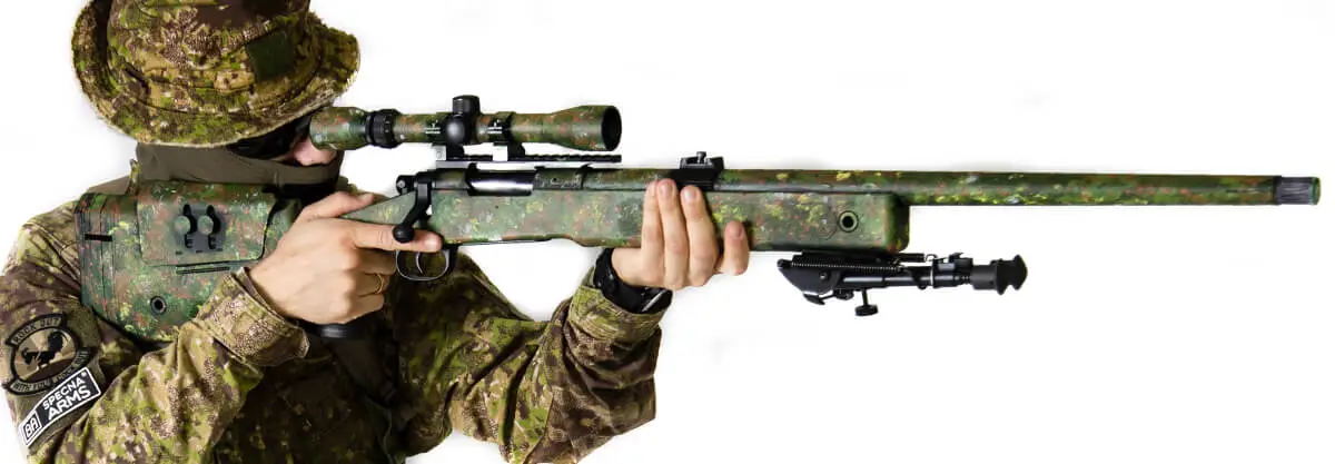 Airsoft sniper equipment - Gunfire