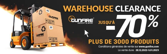 Warehouse Clearance chez Gunfire !
