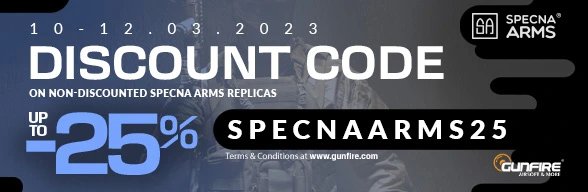 Up to -25% on Specna Arms airsoft guns!