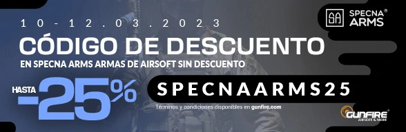 ¡Hasta -25% en armas de airsoft de Specna Arms!