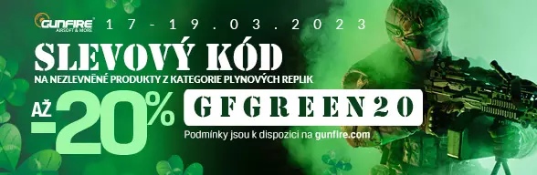 Plynové airsoftové zbraně až do 20% slevy!