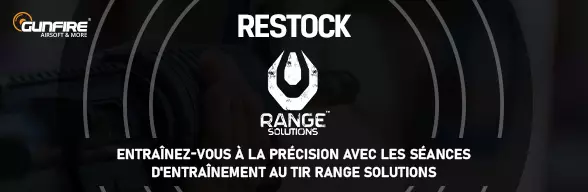 Réassortiment de cibles de tir de Range Solutions