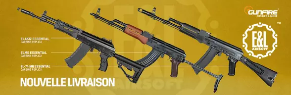 Réassort d'armes airsoft E&L