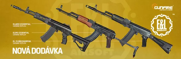 Doplnění zásob airsoftových zbraní E&L