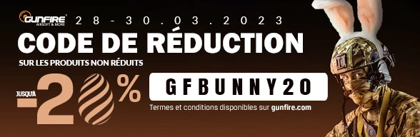 Code de réduction jusqu'à -20%