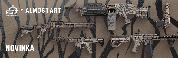Nové airsoft zbraně na zakázku ve spolupráci GF Custom Division x Almost Art