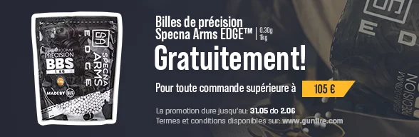 Specna Arms EDGE billes - gratuit !