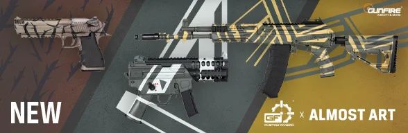 New airsoft guns from GF Custom Division x Almost Art