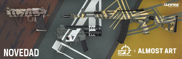 Nuevas armas de airsoft de GF Custom Division x Almost Art