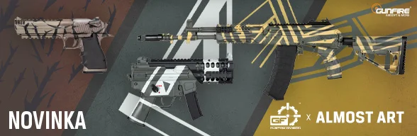 Nové airsoftové zbraně od GF Custom Division x Almost Art